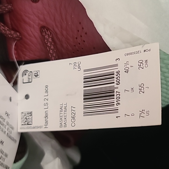 Adidas Harden LS 2 Lace Sneakers Mens 7.5 - Picture 8 of 8